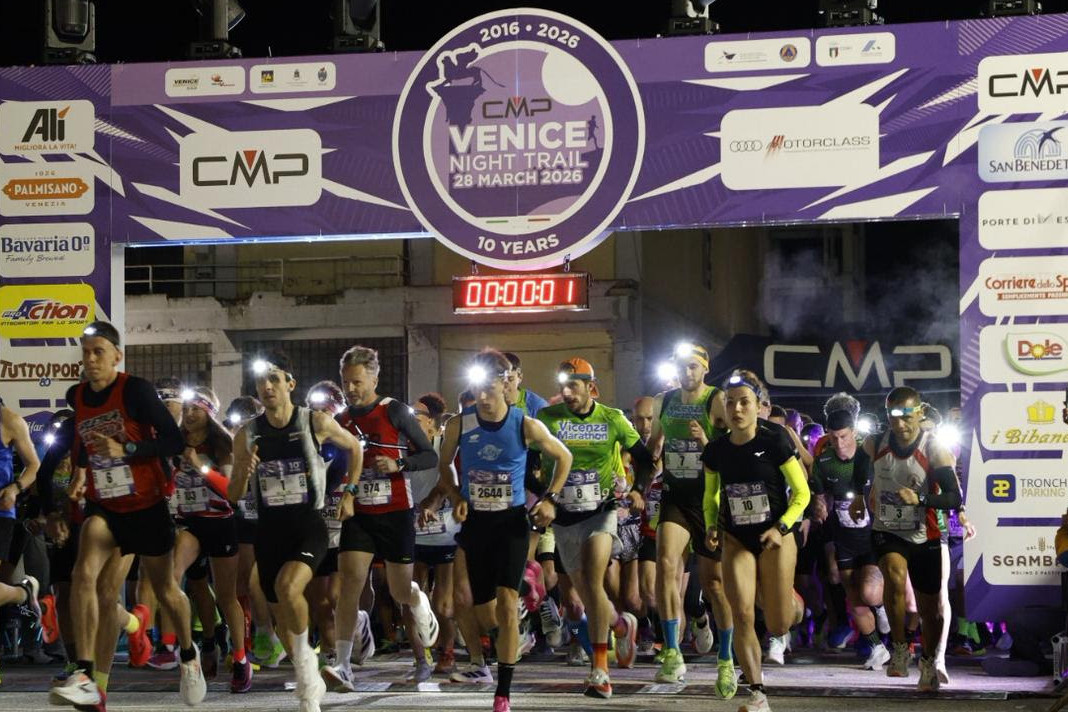 La partenza del Venice Night Trail