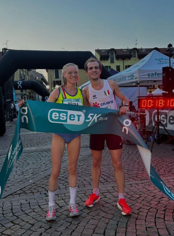 ESET 5K Run 2026 Luca Alfieri Nicole Svetlana Reina