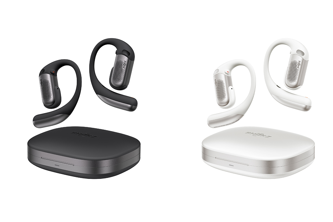 Shokz OpenFit Pro Auricolari Open Ear Black White