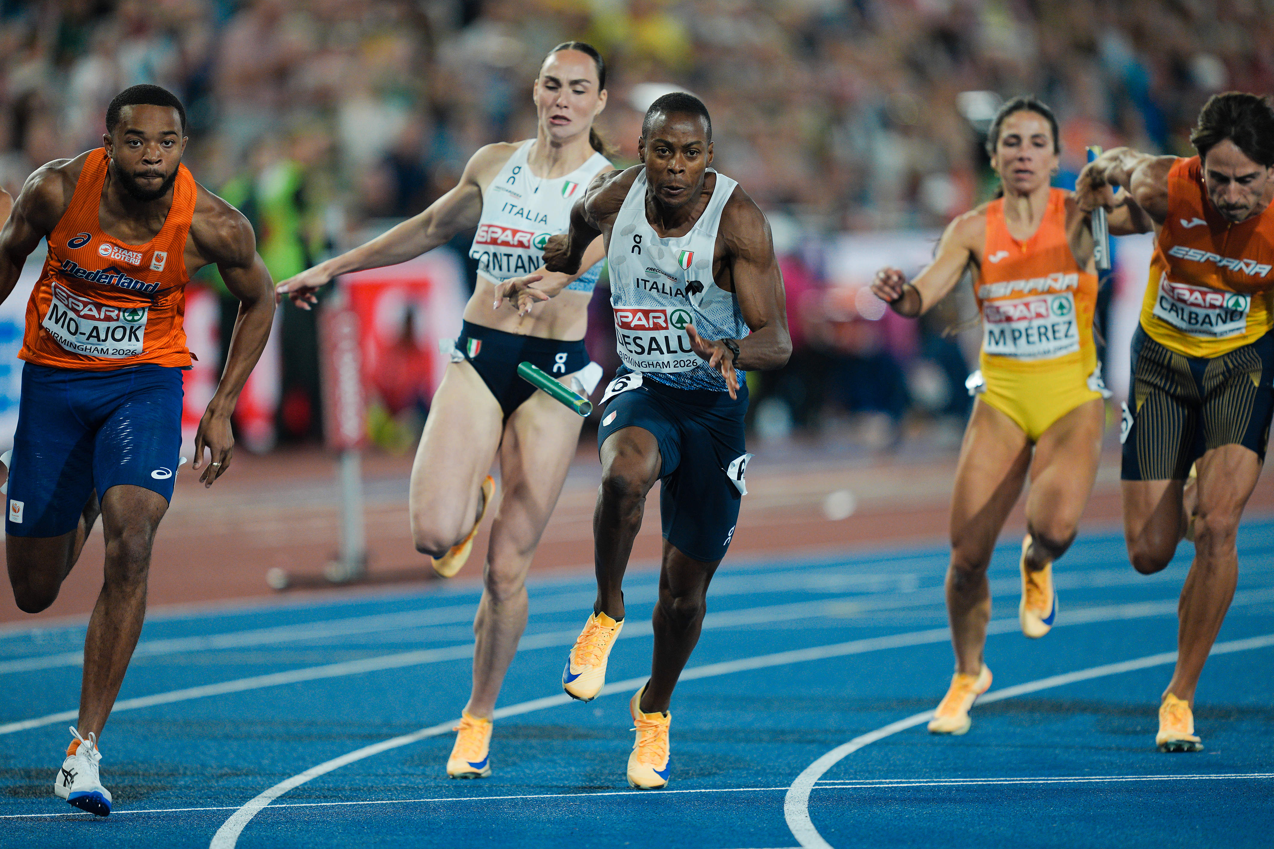 Finale 4x100 Mista Campionati Europei Birmingham 2026