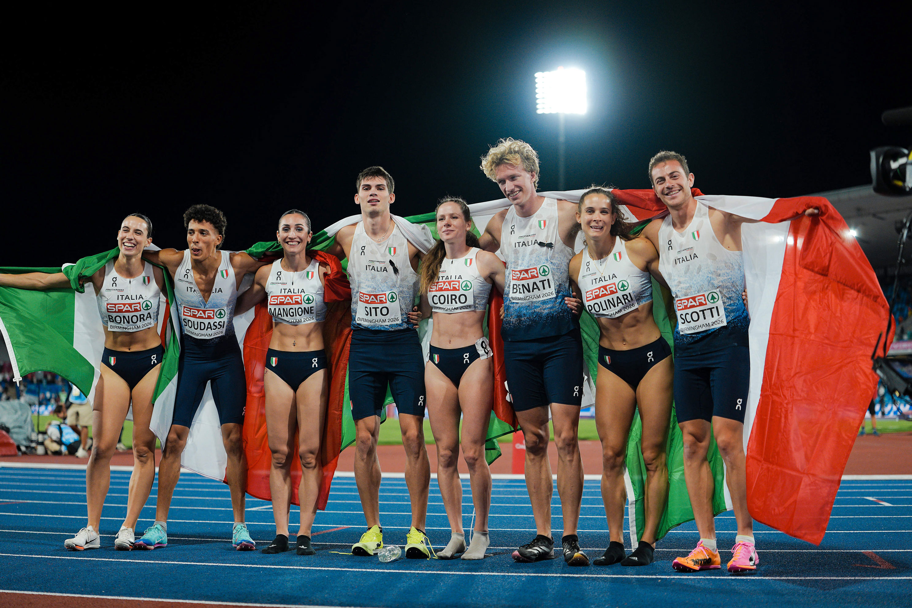 Italia Finale 4x400 Campionati Europei Birmingham 2026