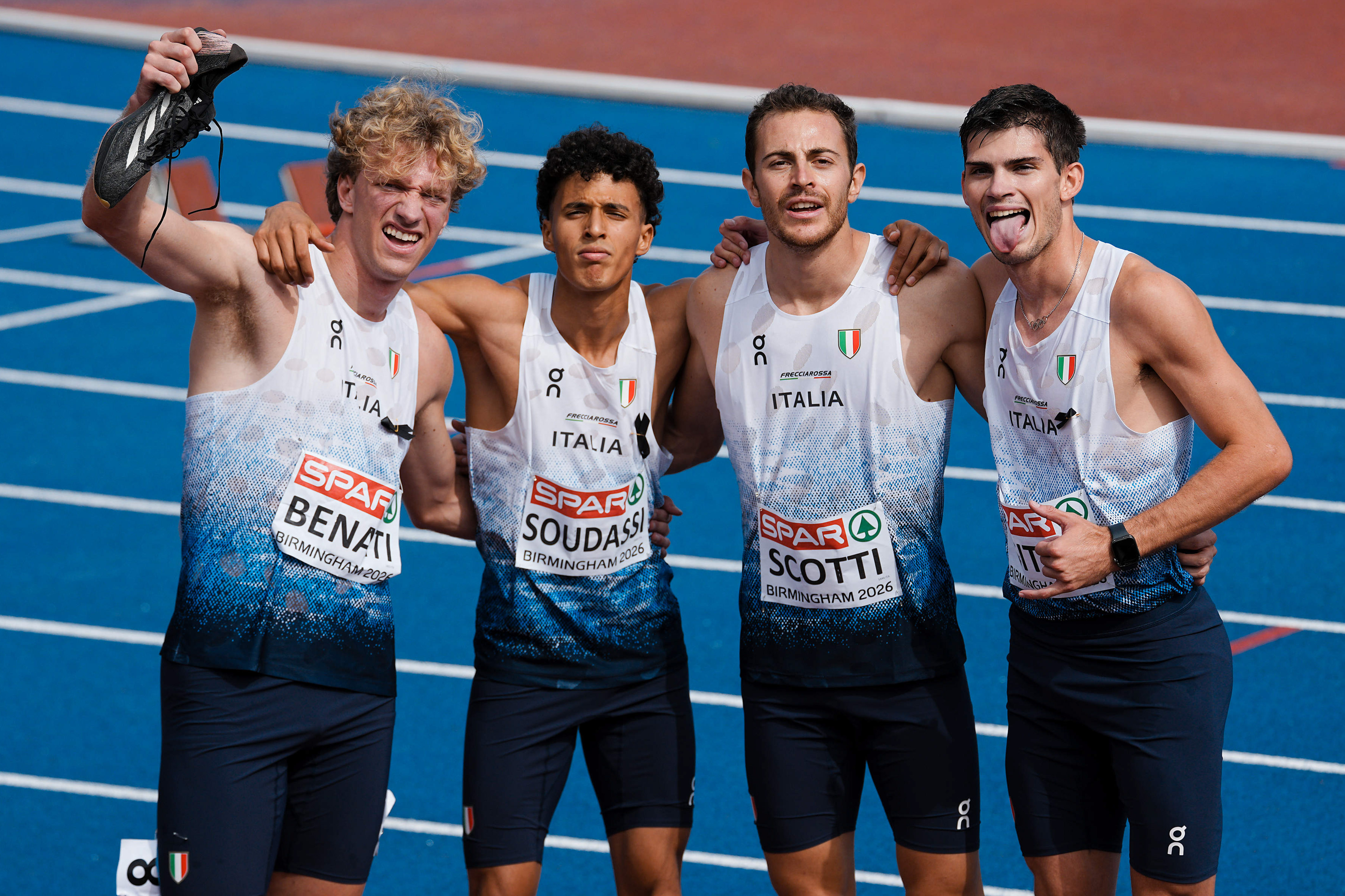Staffetta 4x400 Maschile Record Italiano Campionati Europei Birmingham 2026