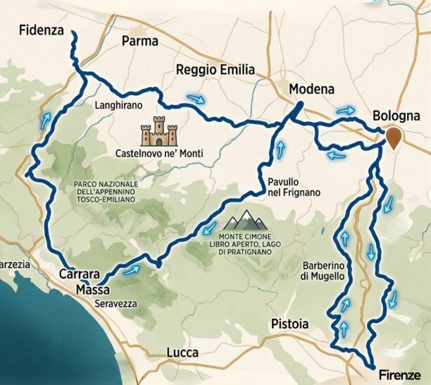 Il percorso della Connect 4 Long Way